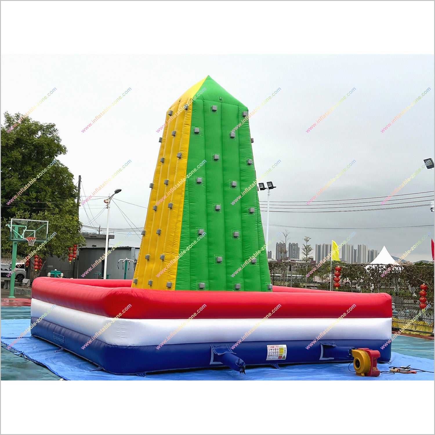Outdoor Climbing Wall Inflatable Bounce Playground Sports Rock Wall Inflatable Climbing Equipment Near Me - Inflatable-Zone