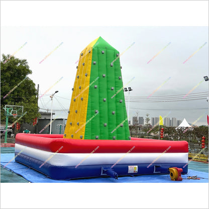 Outdoor Climbing Wall Inflatable Bounce Playground Sports Rock Wall Inflatable Climbing Equipment Near Me - Inflatable-Zone