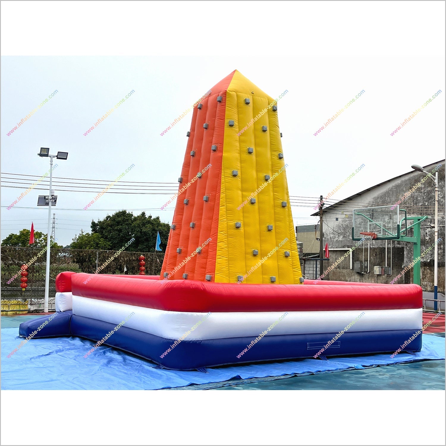 Outdoor Climbing Wall Inflatable Bounce Playground Sports Rock Wall Inflatable Climbing Equipment Near Me - Inflatable-Zone
