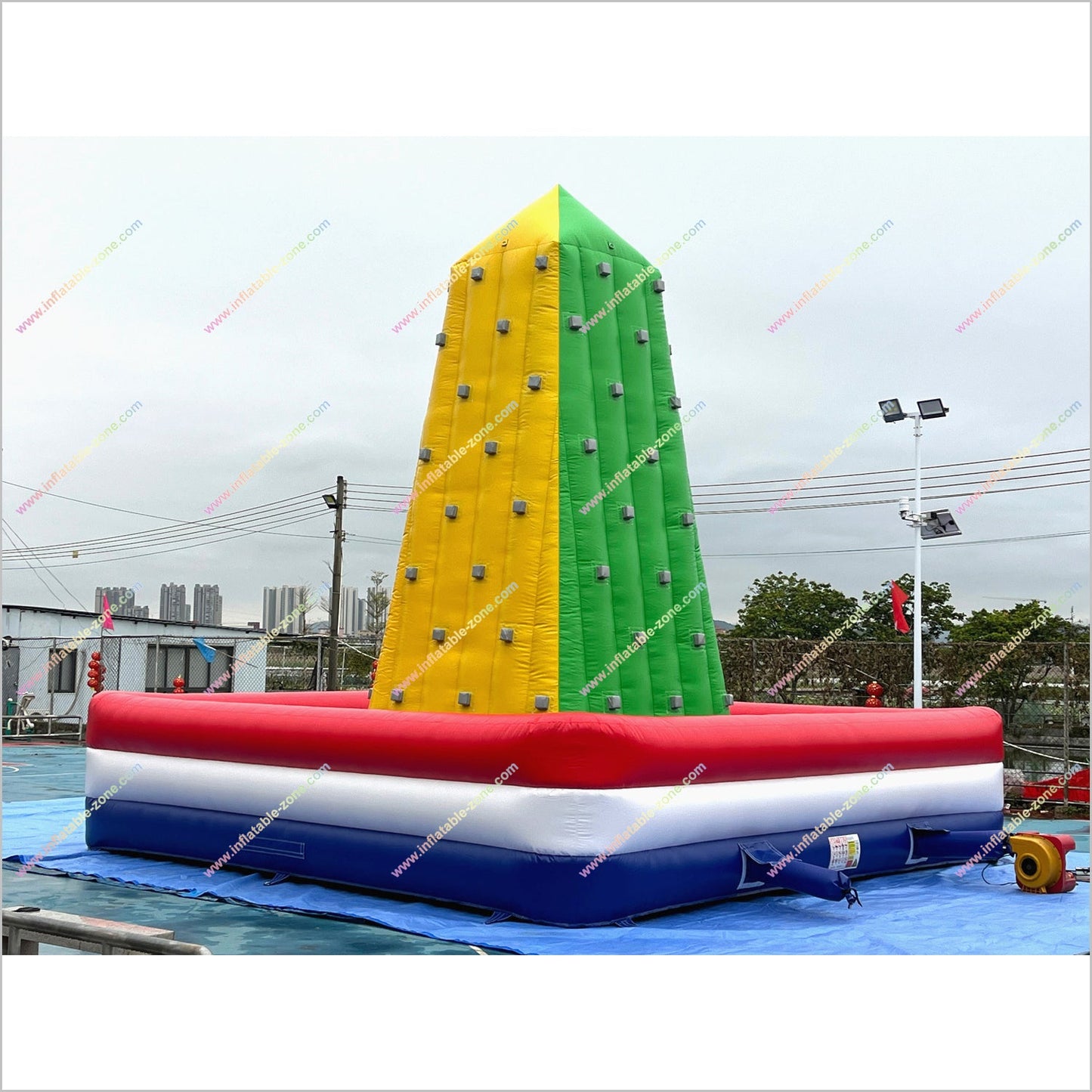 Outdoor Climbing Wall Inflatable Bounce Playground Sports Rock Wall Inflatable Climbing Equipment Near Me - Inflatable-Zone