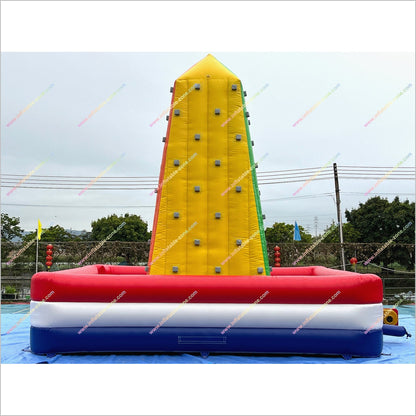Outdoor Climbing Wall Inflatable Bounce Playground Sports Rock Wall Inflatable Climbing Equipment Near Me - Inflatable-Zone