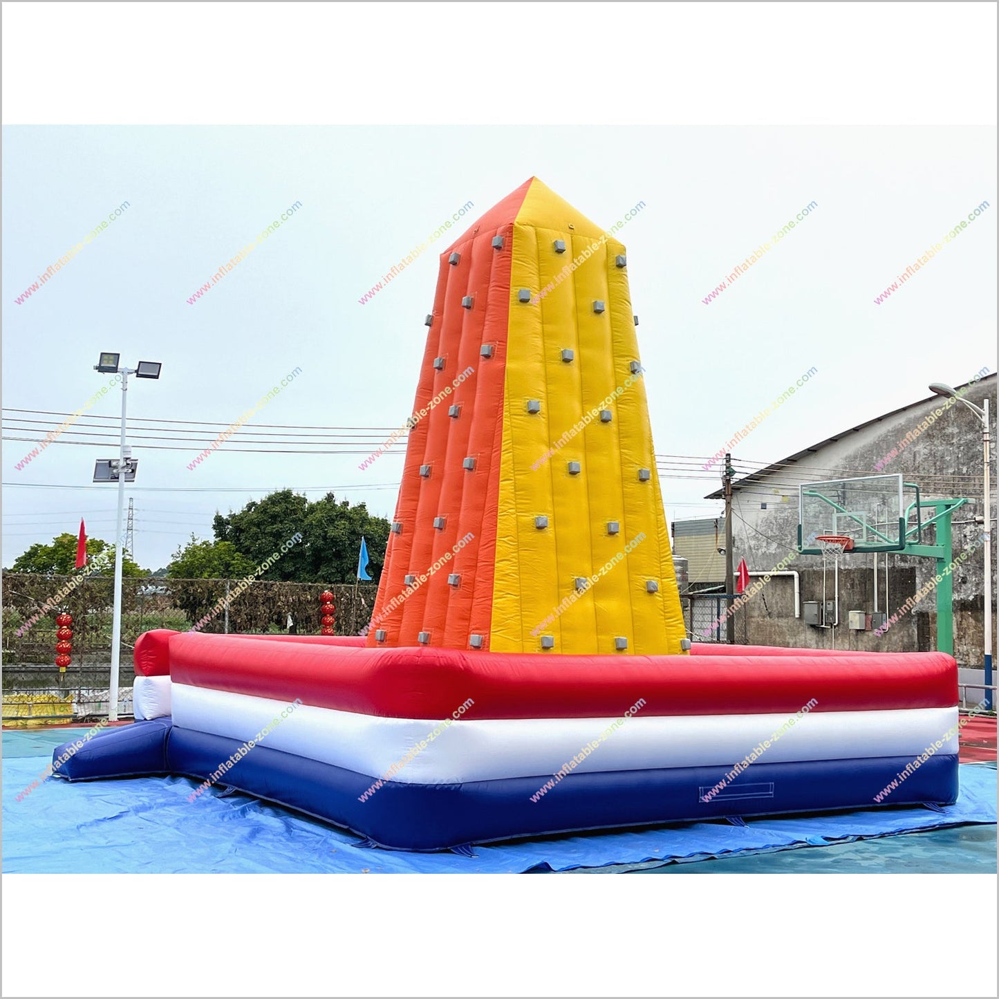 Outdoor Climbing Wall Inflatable Bounce Playground Sports Rock Wall Inflatable Climbing Equipment Near Me - Inflatable-Zone