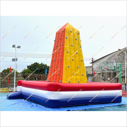 Outdoor Climbing Wall Inflatable Bounce Playground Sports Rock Wall Inflatable Climbing Equipment Near Me - Inflatable-Zone
