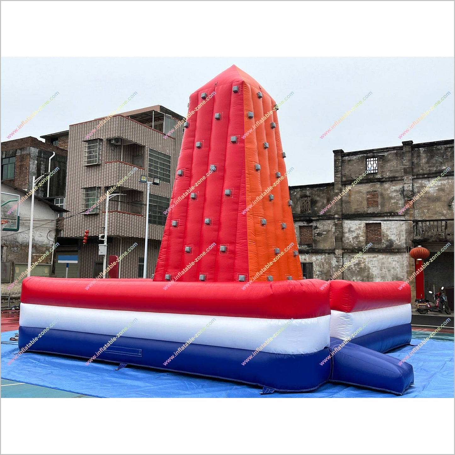 Outdoor Climbing Wall Inflatable Bounce Playground Sports Rock Wall Inflatable Climbing Equipment Near Me - Inflatable-Zone