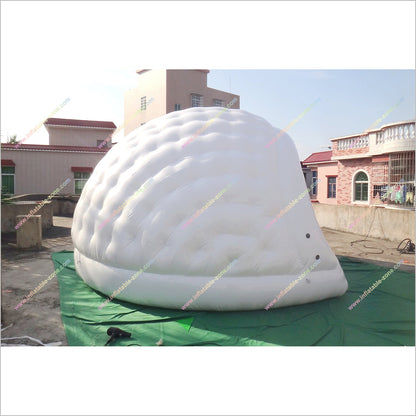 Outdoor Exhibition Inflatable Stage Cover White Party Tent Half Dome Inflatable Tent For Rent - Inflatable-Zone