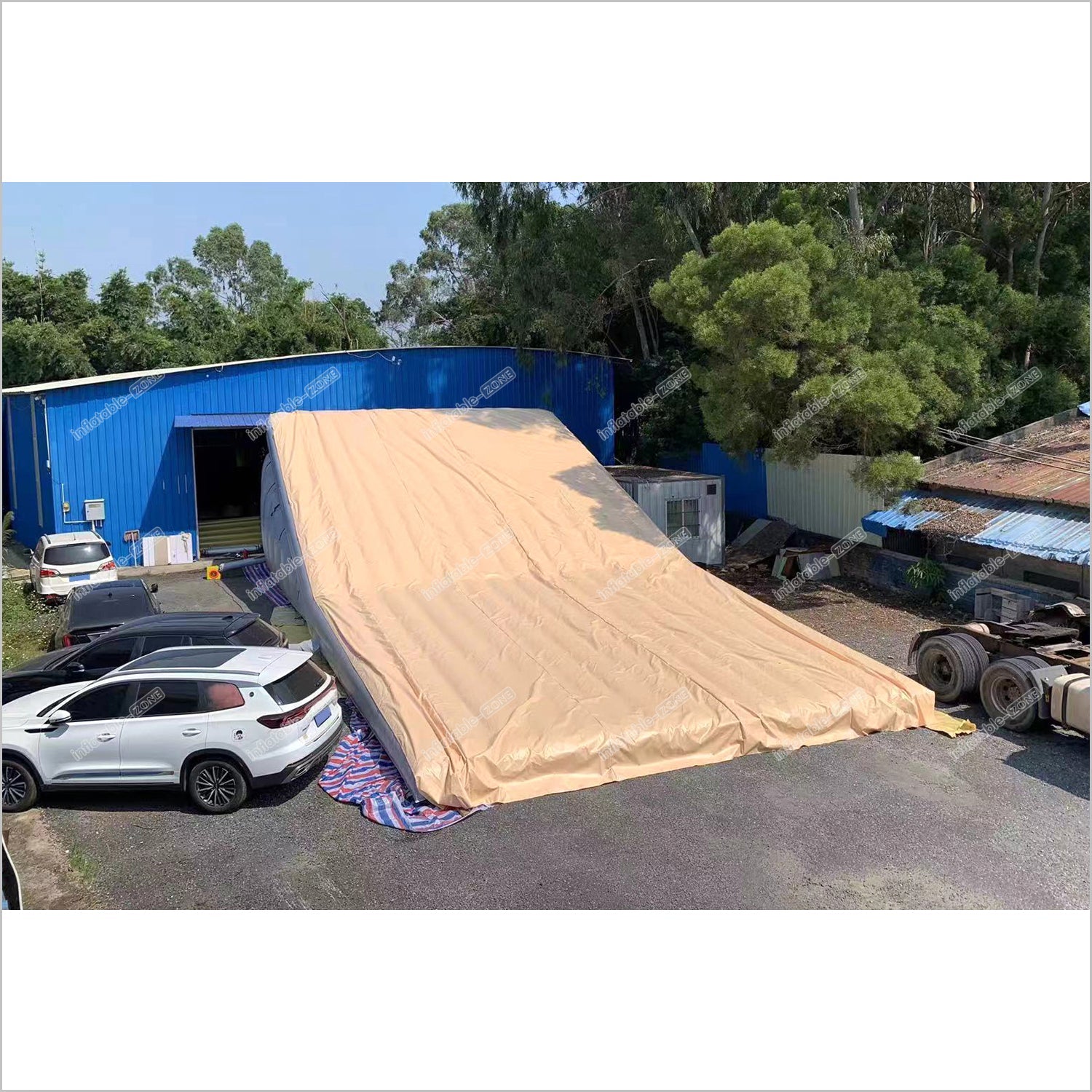 Outdoor Extreme Sports Big Air Bag Jump Park Play Equipment Inflatable Landing Ramp Airbag For Stunts - Inflatable-Zone