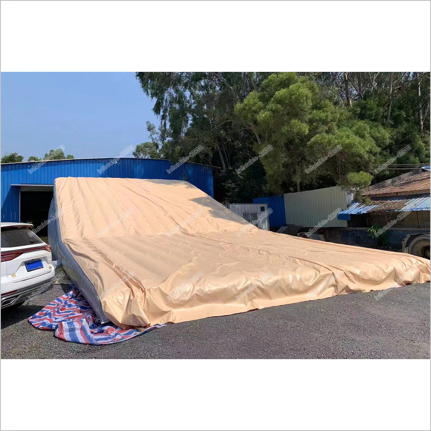 Outdoor Extreme Sports Big Air Bag Jump Park Play Equipment Inflatable Landing Ramp Airbag For Stunts - Inflatable-Zone