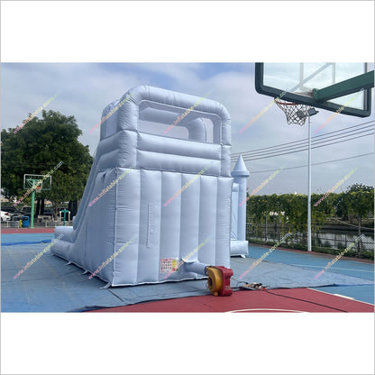 Outdoor Play Area Jumping Castle And Waterslide Combo Entertainment Inflatable Bouncy House With Slide - Inflatable-Zone