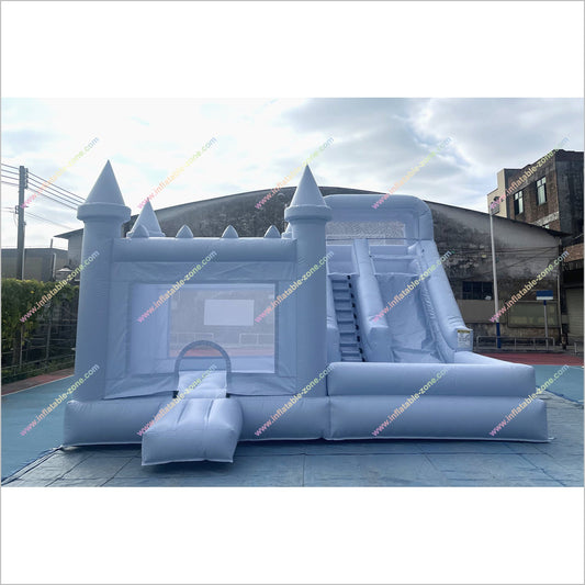 Outdoor Play Area Jumping Castle And Waterslide Combo Entertainment Inflatable Bouncy House With Slide - Inflatable-Zone