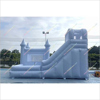Outdoor Play Area Jumping Castle And Waterslide Combo Entertainment Inflatable Bouncy House With Slide - Inflatable-Zone
