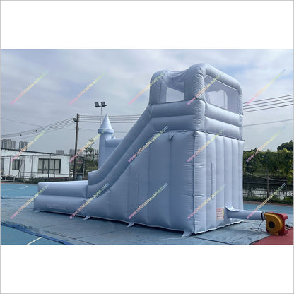 Outdoor Play Area Jumping Castle And Waterslide Combo Entertainment Inflatable Bouncy House With Slide - Inflatable-Zone