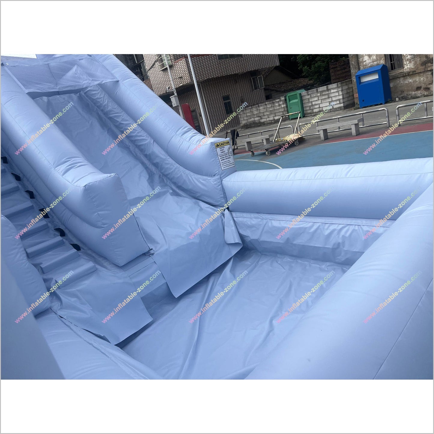 Outdoor Play Area Jumping Castle And Waterslide Combo Entertainment Inflatable Bouncy House With Slide - Inflatable-Zone