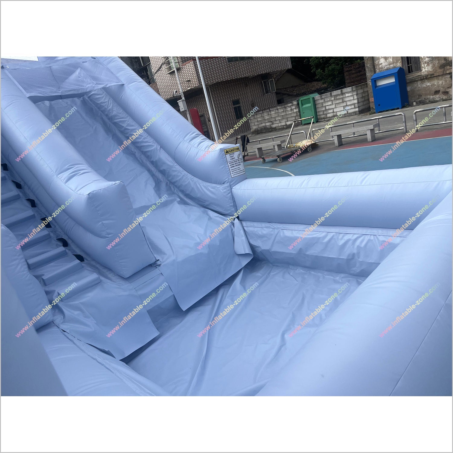 Outdoor Play Area Jumping Castle And Waterslide Combo Entertainment Inflatable Bouncy House With Slide - Inflatable-Zone