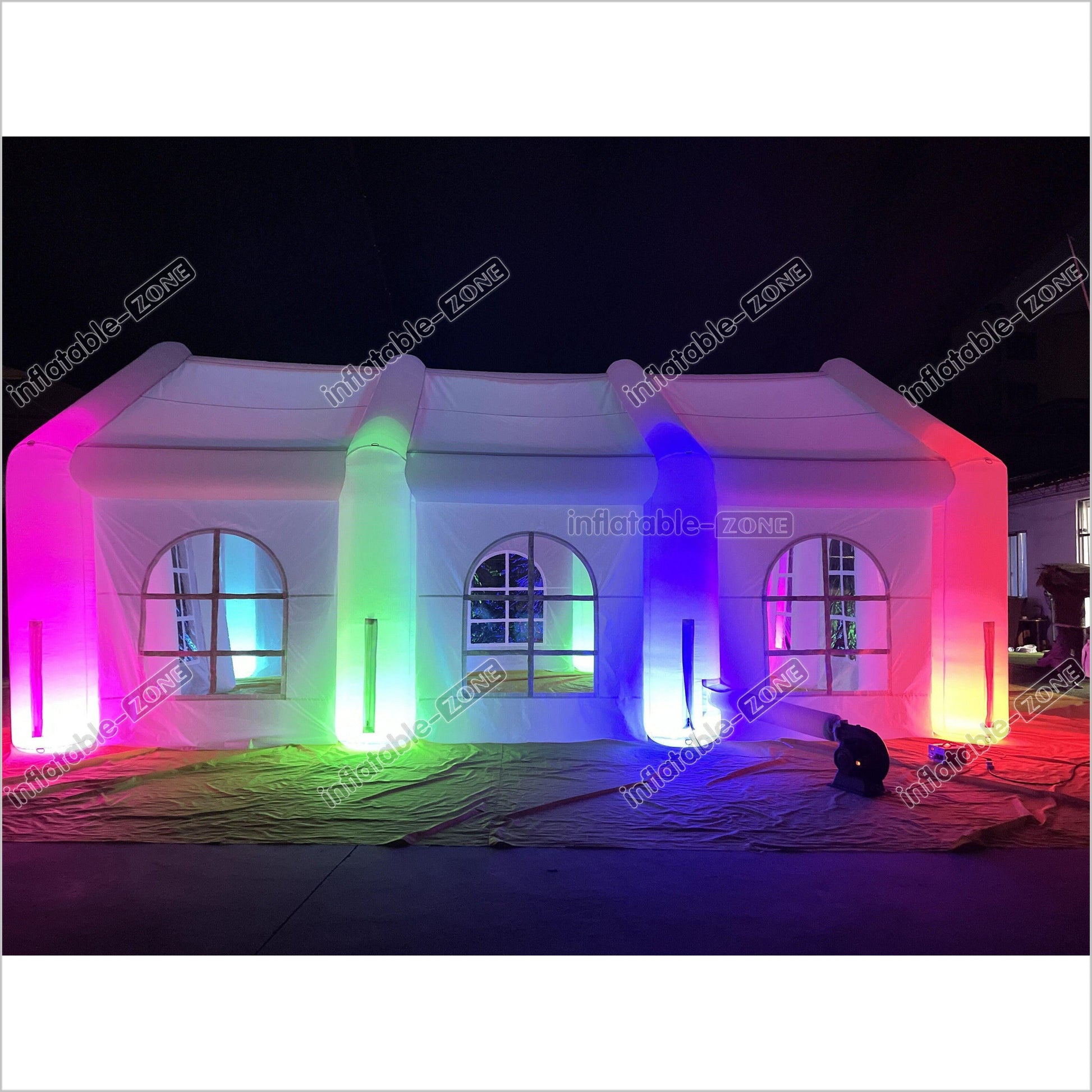 Large Inflatable Tent Outdoor Inflatable Party Tent Led Light Wedding Inflatable Tents - Inflatable-Zone