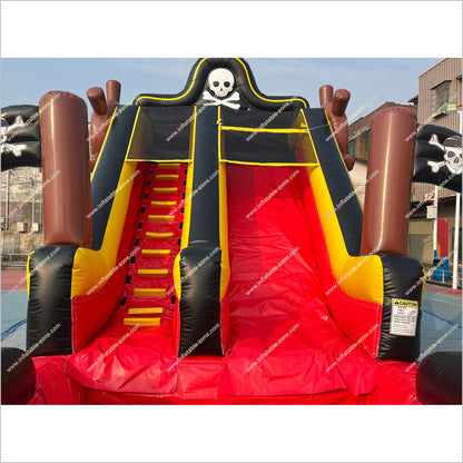 Pirate Inflatable Water Slide Amusement Park Near Me Adult Bouncy Water Slide Inflatable Pool Rental