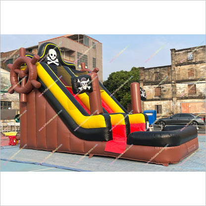 Pirate Inflatable Water Slide Amusement Park Near Me Adult Bouncy Water Slide Inflatable Pool Rental
