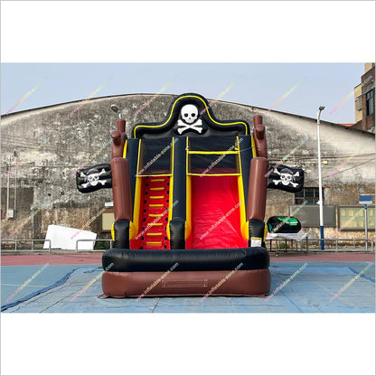 Pirate Inflatable Water Slide Amusement Park Near Me Adult Bouncy Water Slide Inflatable Pool Rental