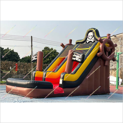 Pirate Inflatable Water Slide Amusement Park Near Me Adult Bouncy Water Slide Inflatable Pool Rental