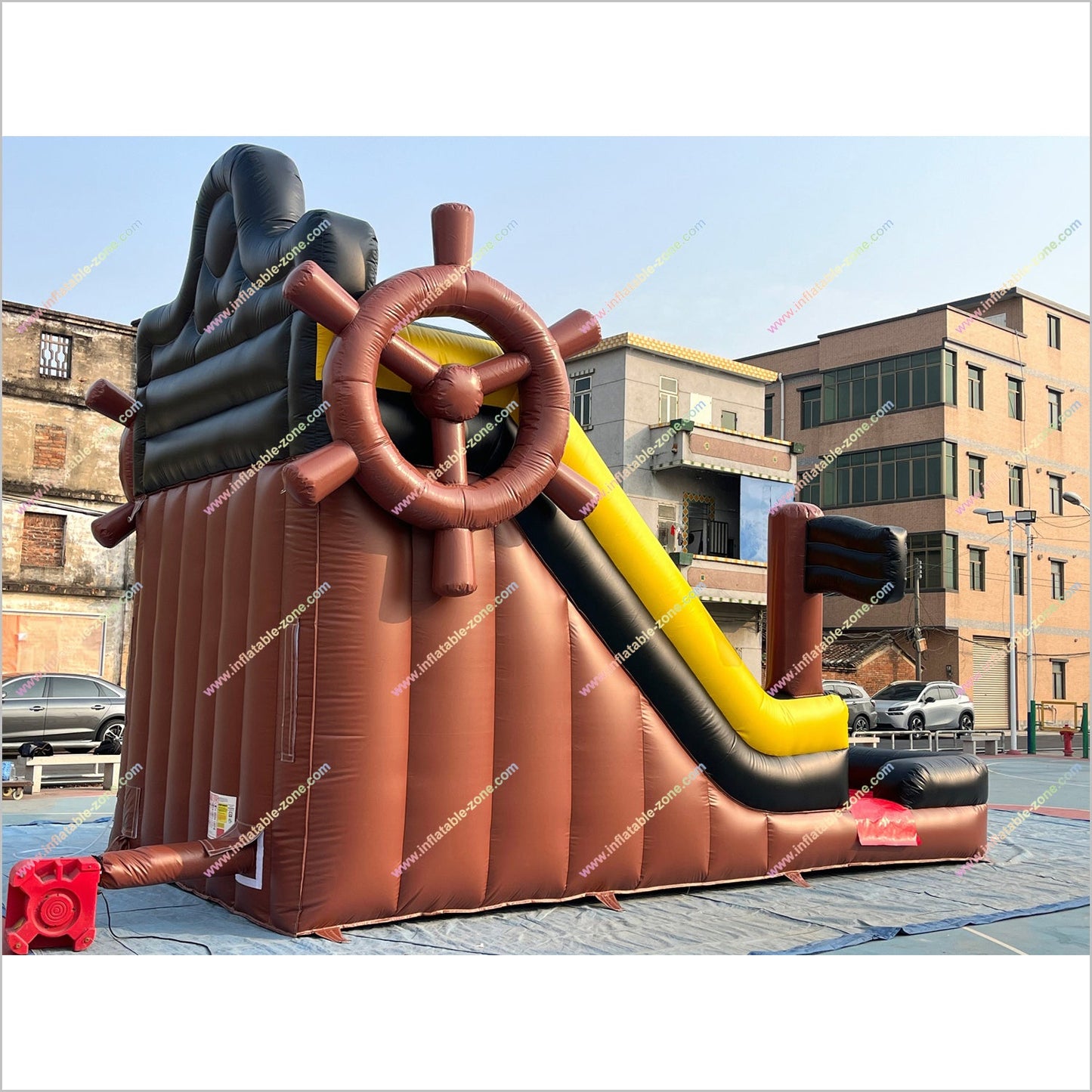 Pirate Inflatable Water Slide Amusement Park Near Me Adult Bouncy Water Slide Inflatable Pool Rental