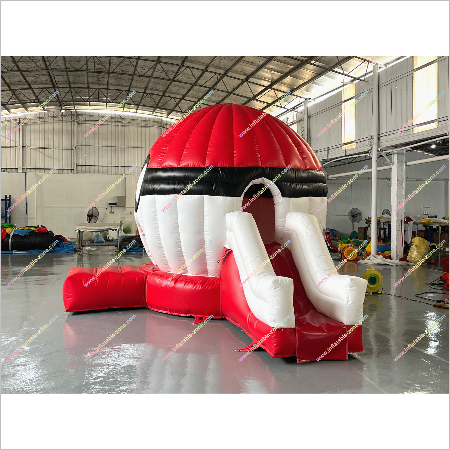 Pokeball Inflatable Jumping Castle Happy Hop Fun House Amusement Park Blow Up Pokeball Bounce Slide For Sale