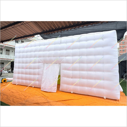 Portable Inflatable Nightclub Outdoor White Inflatable Cube Party Blow Up Tent Backyard Rental For Wedding