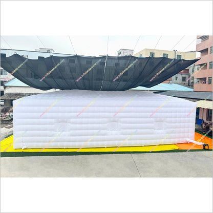 Portable Inflatable Nightclub Outdoor White Inflatable Cube Party Blow Up Tent Backyard Rental For Wedding