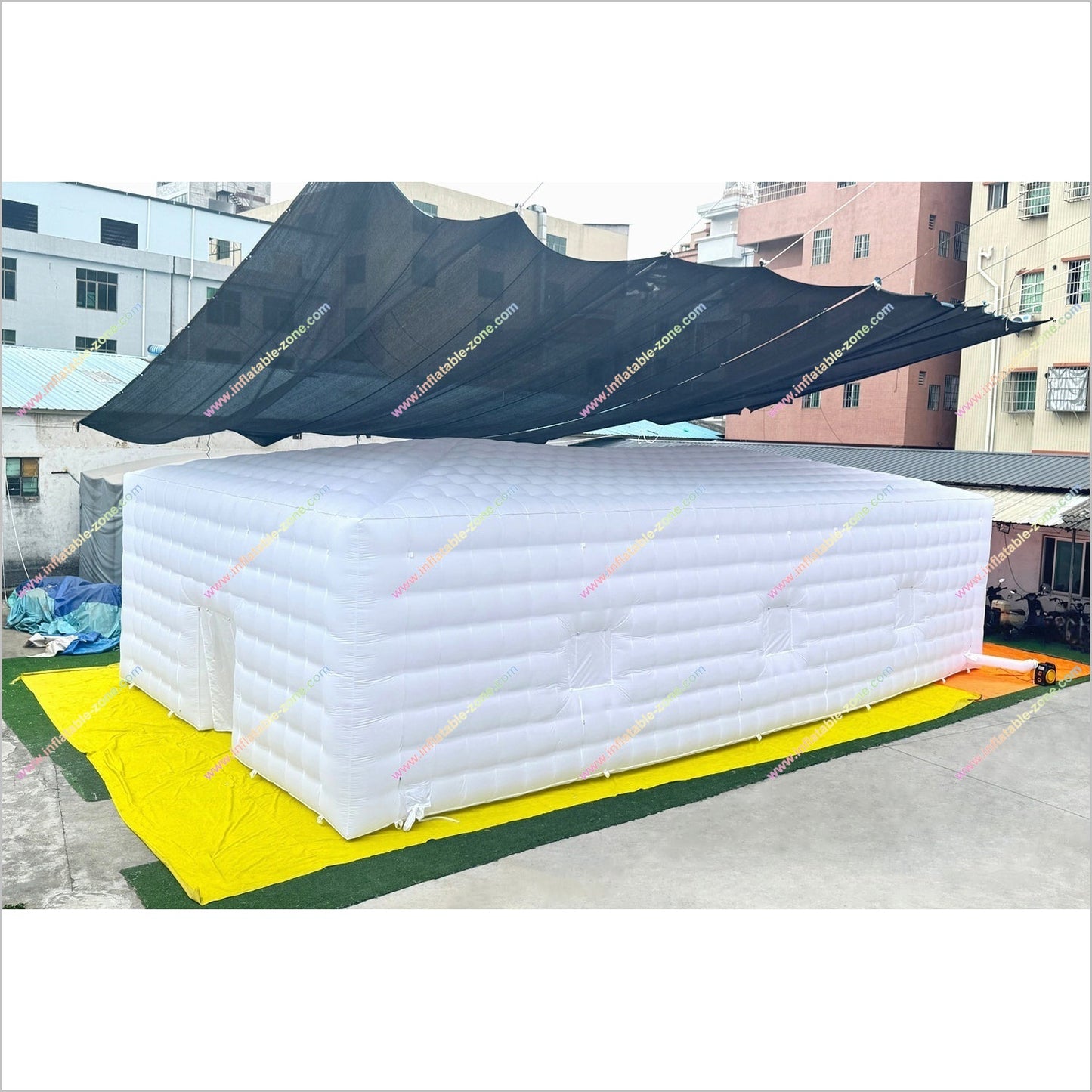 Portable Inflatable Nightclub Outdoor White Inflatable Cube Party Blow Up Tent Backyard Rental For Wedding