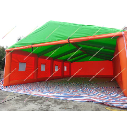 Portable Party Inflatable Event Tent Blow Up Carport Car Garage Tent Green And Orange Inflatable Tent Sale - Inflatable-Zone