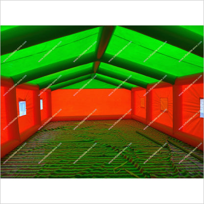 Portable Party Inflatable Event Tent Blow Up Carport Car Garage Tent Green And Orange Inflatable Tent Sale - Inflatable-Zone