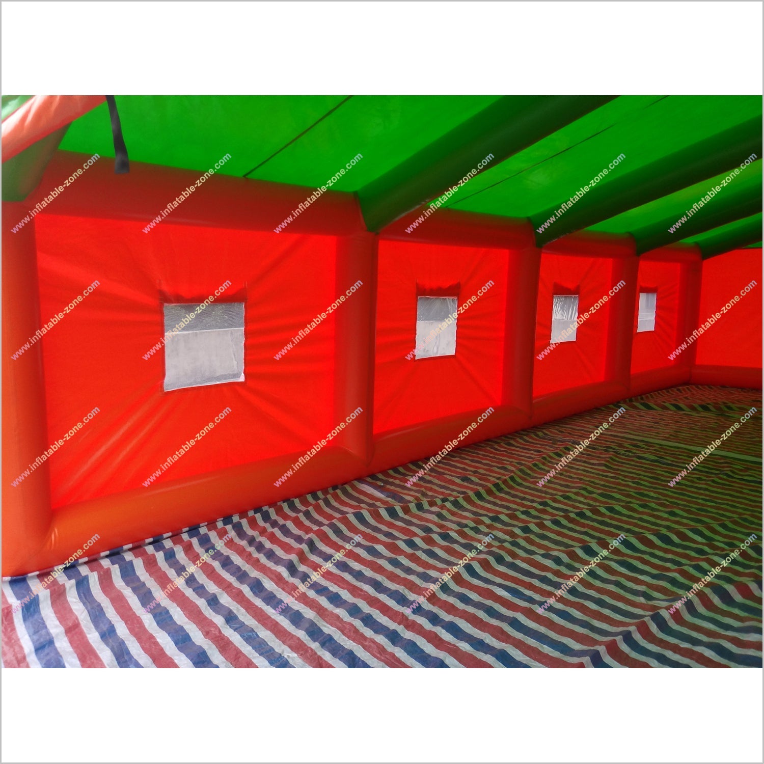 Portable Party Inflatable Event Tent Blow Up Carport Car Garage Tent Green And Orange Inflatable Tent Sale - Inflatable-Zone