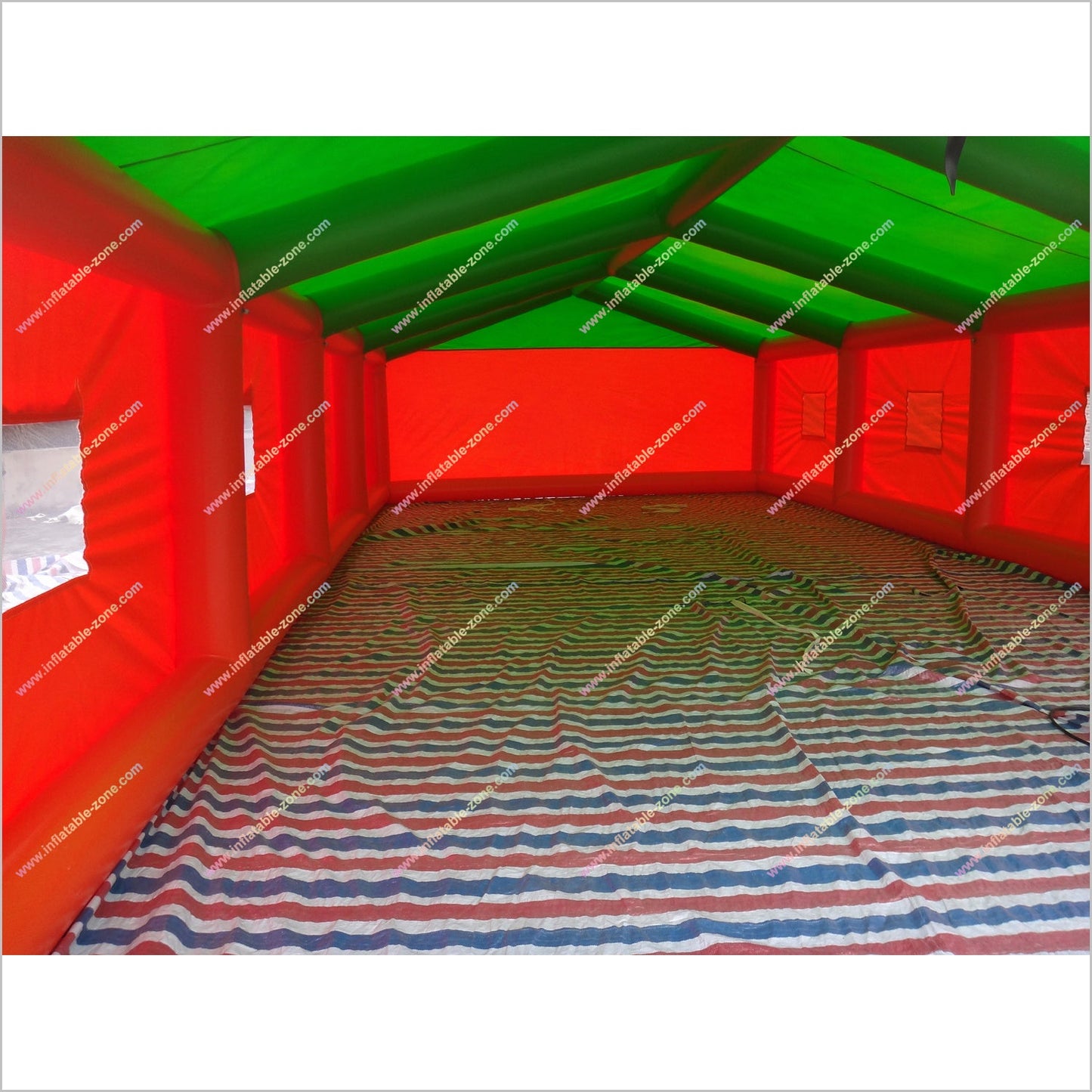 Portable Party Inflatable Event Tent Blow Up Carport Car Garage Tent Green And Orange Inflatable Tent Sale - Inflatable-Zone