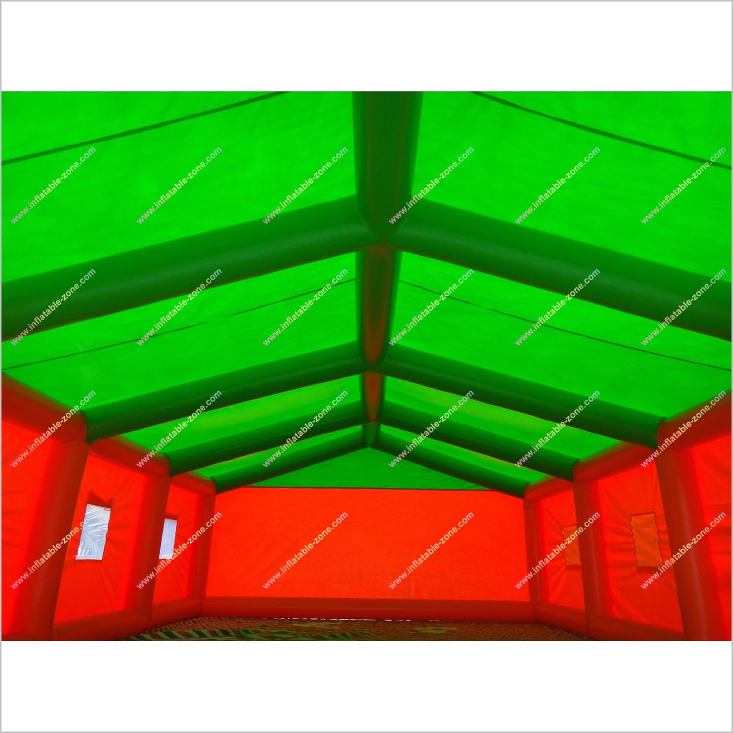 Portable Party Inflatable Event Tent Blow Up Carport Car Garage Tent Green And Orange Inflatable Tent Sale - Inflatable-Zone