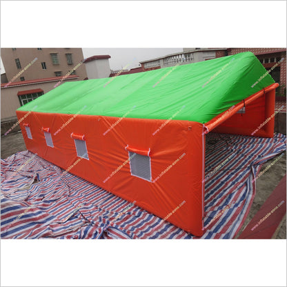 Portable Party Inflatable Event Tent Blow Up Carport Car Garage Tent Green And Orange Inflatable Tent Sale - Inflatable-Zone