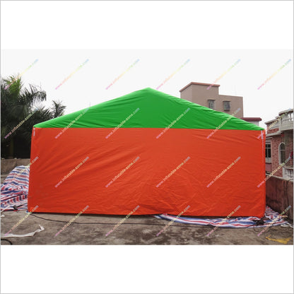 Portable Party Inflatable Event Tent Blow Up Carport Car Garage Tent Green And Orange Inflatable Tent Sale - Inflatable-Zone