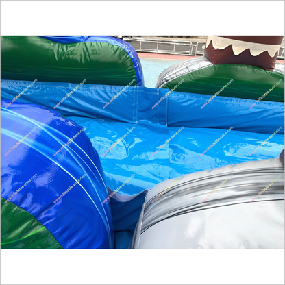 Purchase Inflatable Water Slide Giant Playground Plam Trees Water Slide Slip And Slide Into Pool - Inflatable-Zone