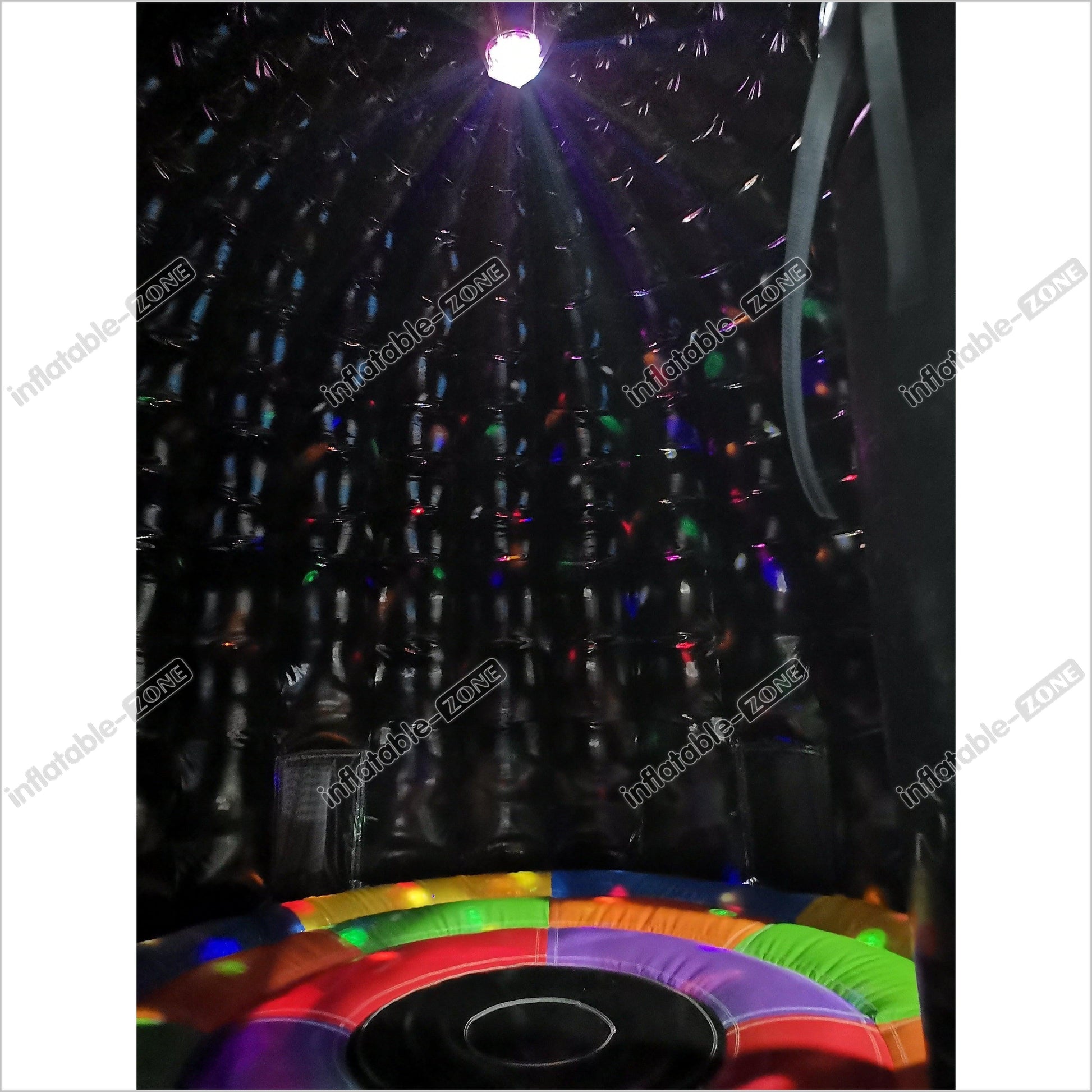 Inflatable Bounce Castle Disco Bouncer Music Bouncy Castle Bounce House - Inflatable-Zone