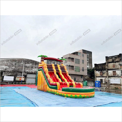 Inflatable Water Slides Commercial Pool, Bounce House Water Slide Combo - Inflatable-Zone
