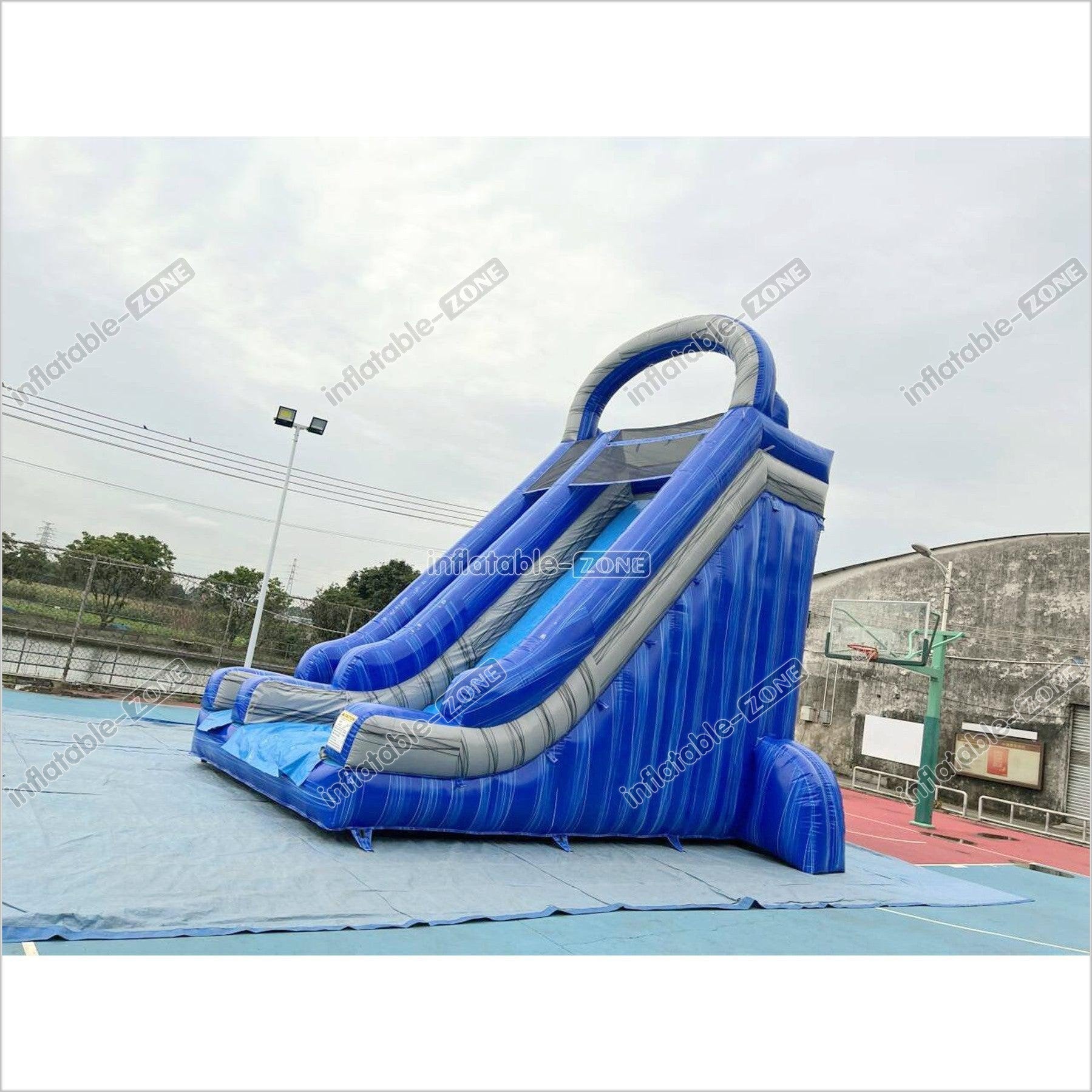 Commercial Blow Up Water Slides, Inflatable Water Slide For Swimming Pool - Inflatable-Zone