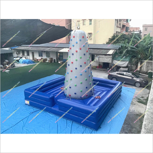 Outdoor Gym Equipment Rock Climbing Inflatable Bungee Jumping Bouncy Games Climbing Rock Wall Near Me