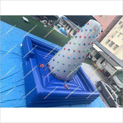 Outdoor Gym Equipment Rock Climbing Inflatable Bungee Jumping Bouncy Games Climbing Rock Wall Near Me