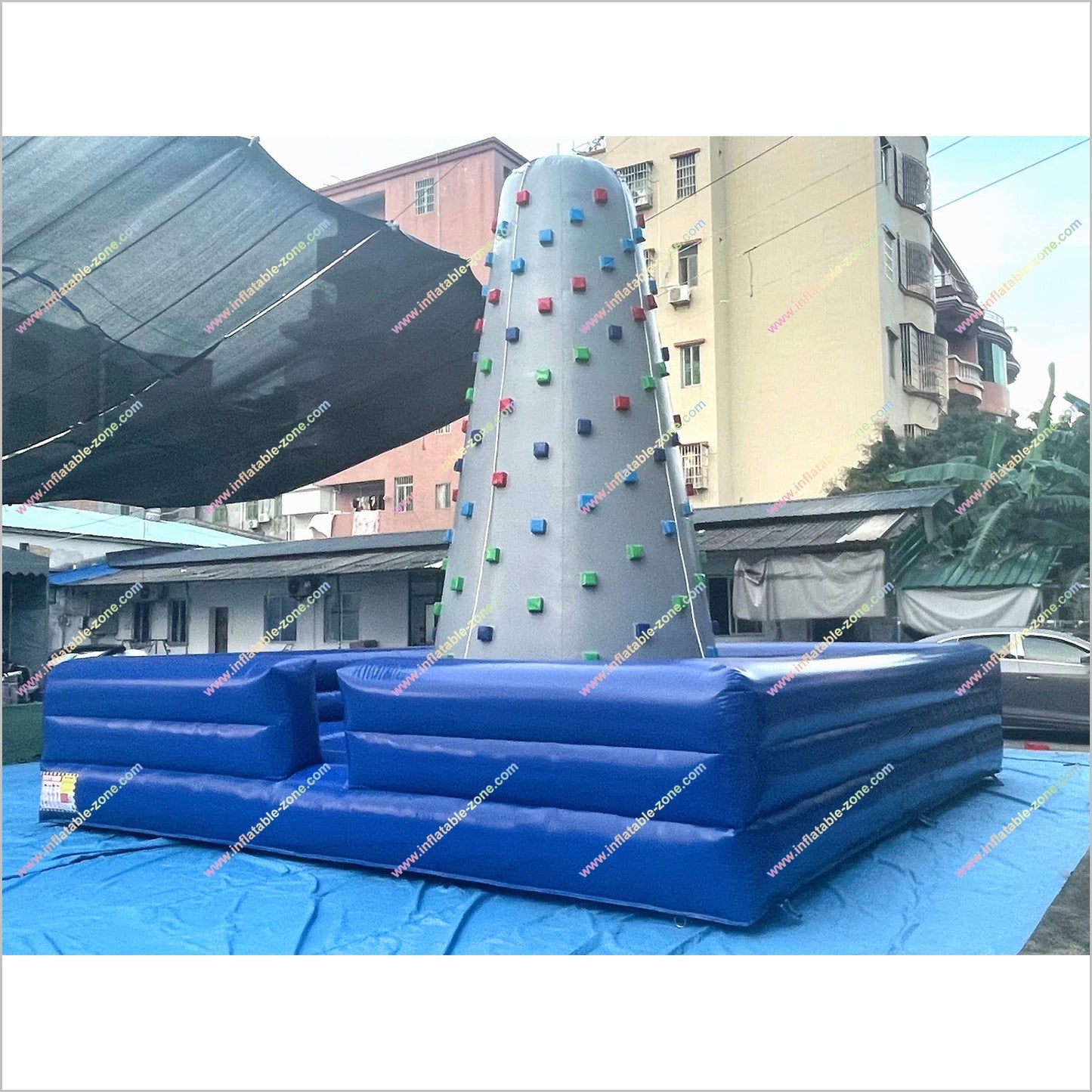 Outdoor Gym Equipment Rock Climbing Inflatable Bungee Jumping Bouncy Games Climbing Rock Wall Near Me
