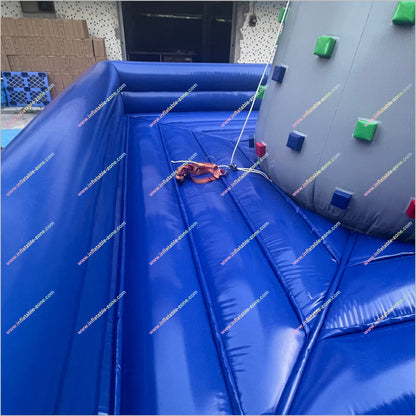 Outdoor Gym Equipment Rock Climbing Inflatable Bungee Jumping Bouncy Games Climbing Rock Wall Near Me