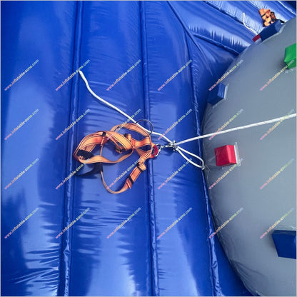 Outdoor Gym Equipment Rock Climbing Inflatable Bungee Jumping Bouncy Games Climbing Rock Wall Near Me