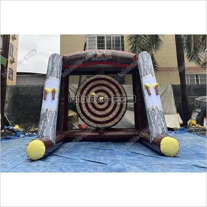 Single Inflatable Axe Throwing Sport Game Athletic Target Shoot Throw Toss Dart Backyard Fun - Inflatable-Zone