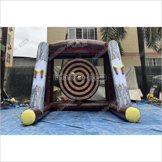 Single Inflatable Axe Throwing Sport Game Athletic Target Shoot Throw Toss Dart Backyard Fun - Inflatable-Zone