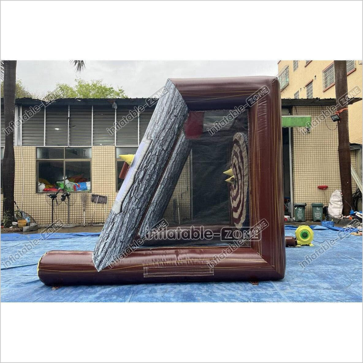 Single Inflatable Axe Throwing Sport Game Athletic Target Shoot Throw Toss Dart Backyard Fun - Inflatable-Zone