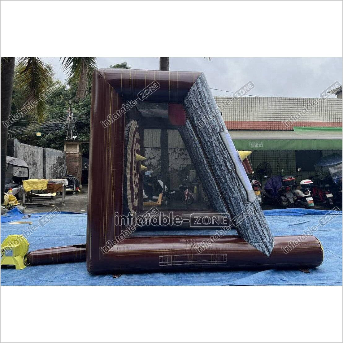 Single Inflatable Axe Throwing Sport Game Athletic Target Shoot Throw Toss Dart Backyard Fun - Inflatable-Zone
