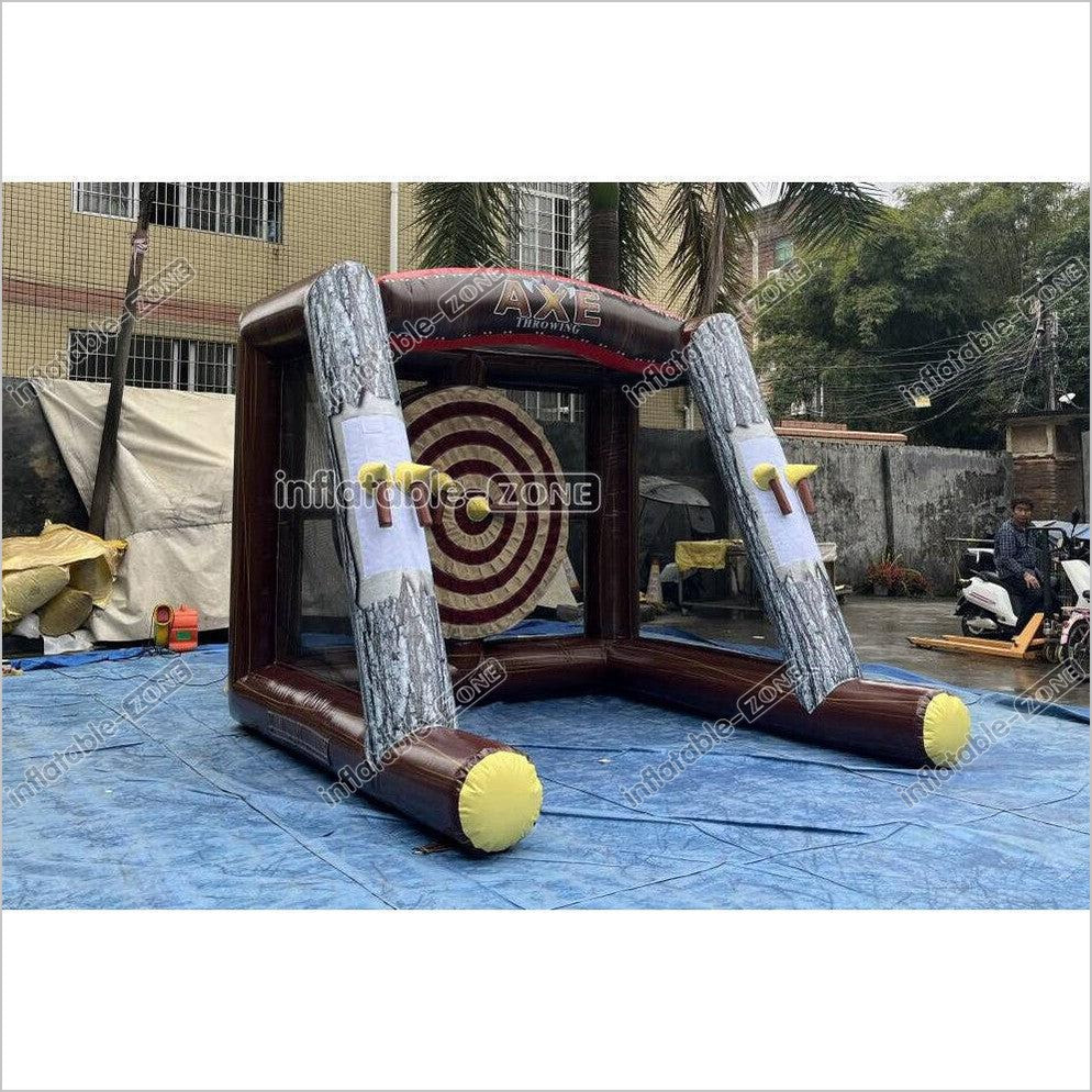 Single Inflatable Axe Throwing Sport Game Athletic Target Shoot Throw Toss Dart Backyard Fun - Inflatable-Zone