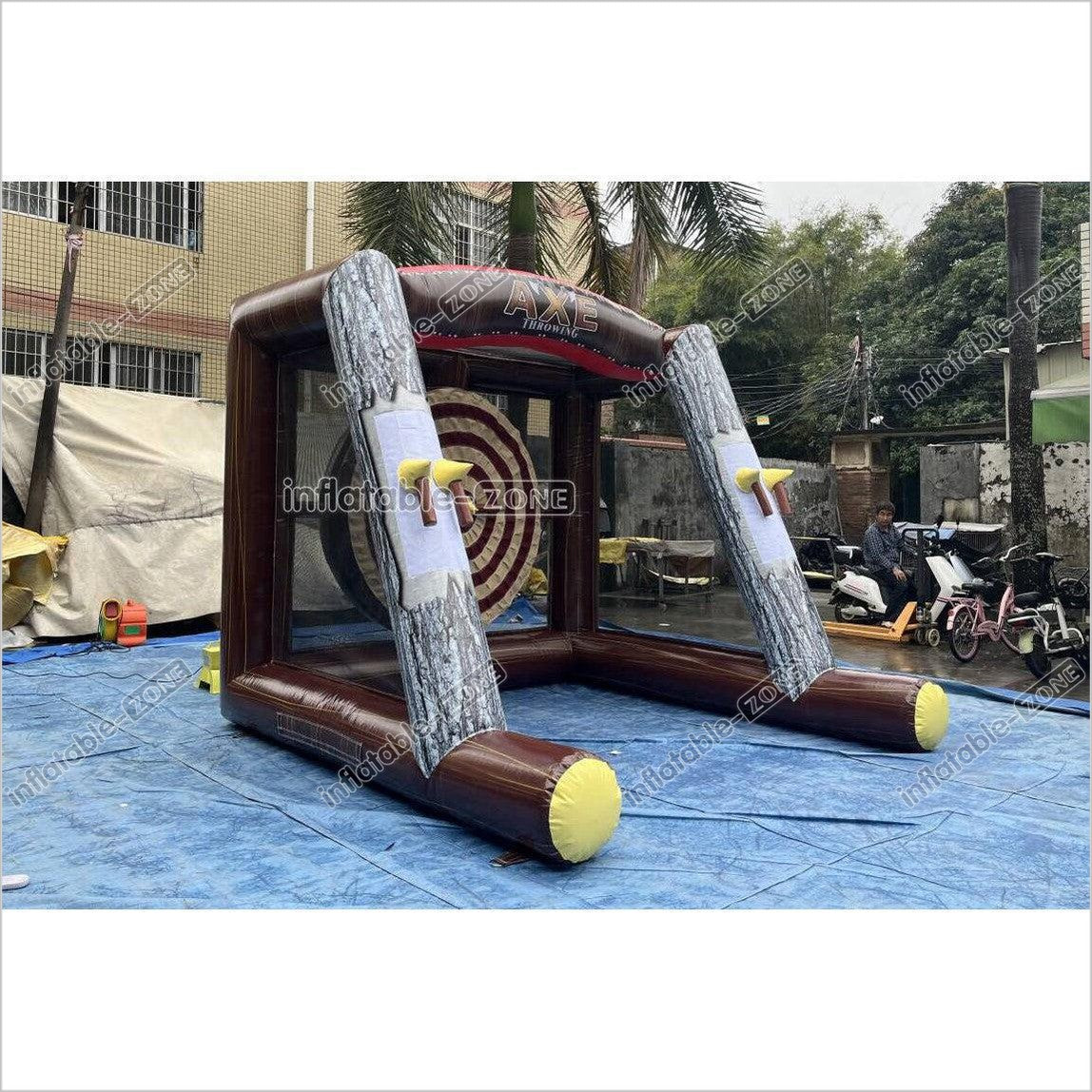 Single Inflatable Axe Throwing Sport Game Athletic Target Shoot Throw Toss Dart Backyard Fun - Inflatable-Zone