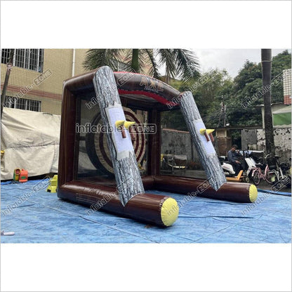 Single Inflatable Axe Throwing Sport Game Athletic Target Shoot Throw Toss Dart Backyard Fun - Inflatable-Zone
